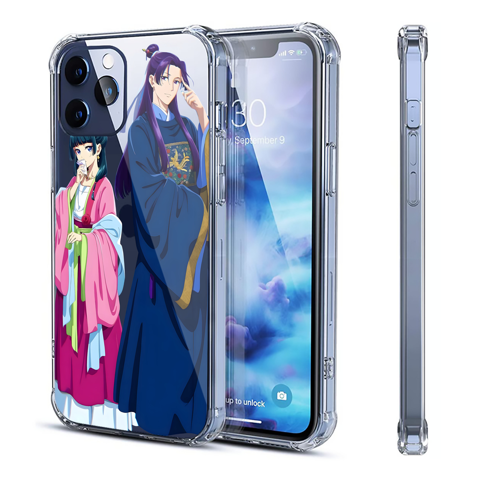 （画像用） 薬屋のひとりごと The Apothecary Diaries 【iPhone 12シリーズ対応】透明スマホケース（クリアソフトケース）